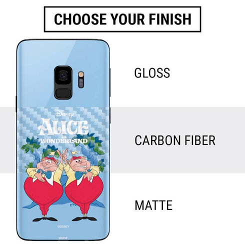 Disney Alice in Wonderland Tweedle Dee and Tweedle Dum Galaxy S9 Skin